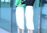 绿衣小姐姐模特,时尚与魅力的完美演绎